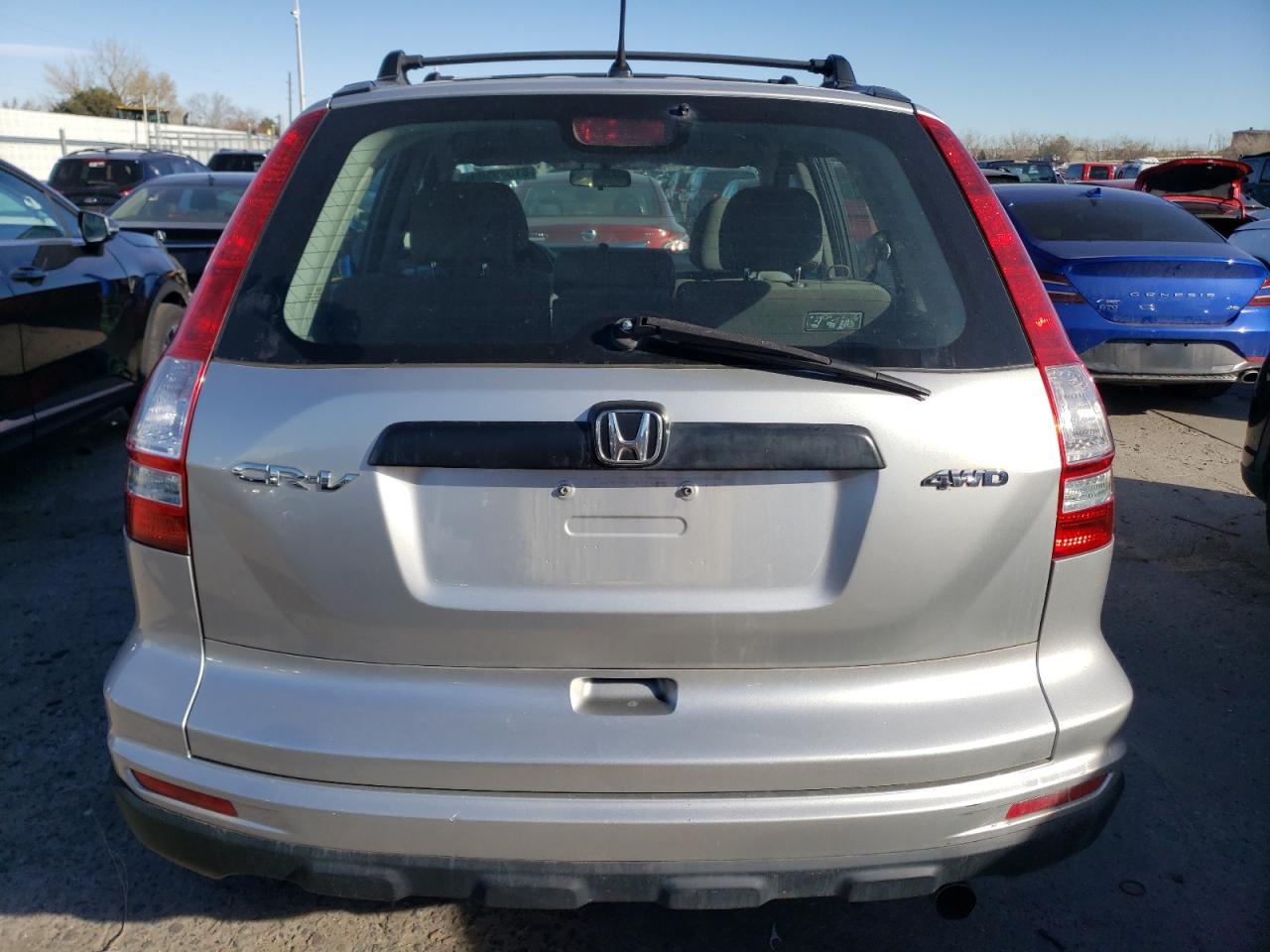 2011 Honda CR-V VIN 5J6RE4H32BL107173 Copart auction photo, front end / hail damage thumbnail 6