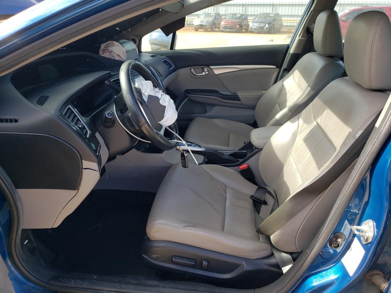 2015 Honda Civic VIN 2HGFB2F92FH551381 Copart auction photo, all over damage thumbnail 7