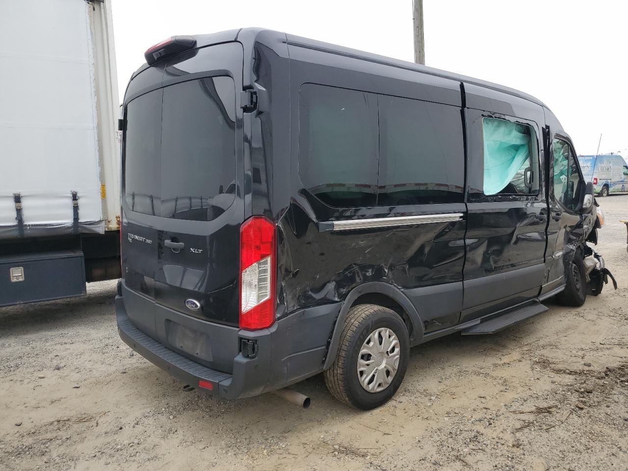 2021 Ford Transit VIN 1FBAX2C8XMKA64753 Copart auction photo, side / front end damage thumbnail 3