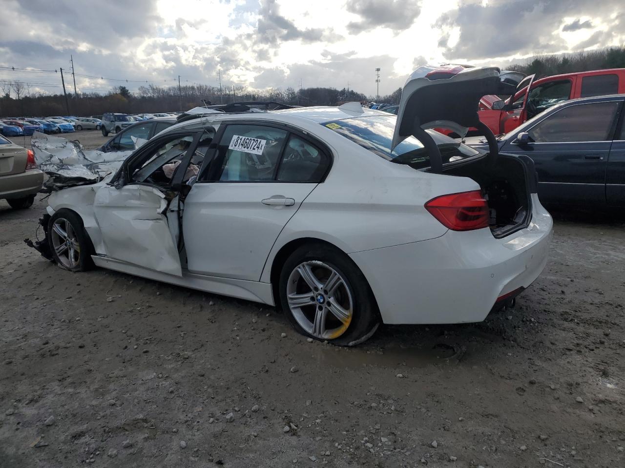 2016 BMW 3er VIN WBA8E3G55GNT80650 Copart auction photo, biohazard/chemical damage thumbnail 2
