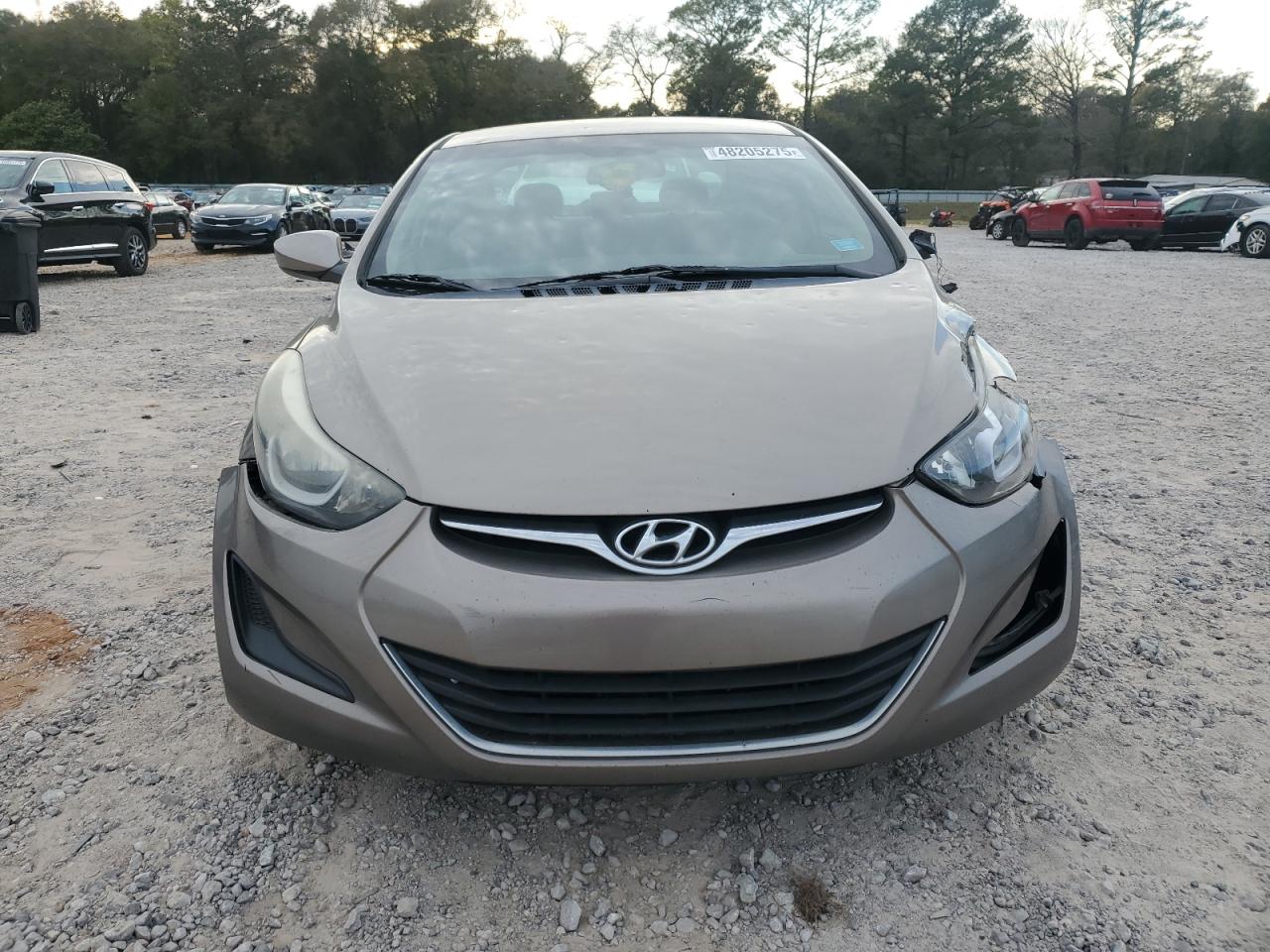 2015 Hyundai Elantra VIN 5NPDH4AE3FH548128 Copart auction photo, front end damage thumbnail 5