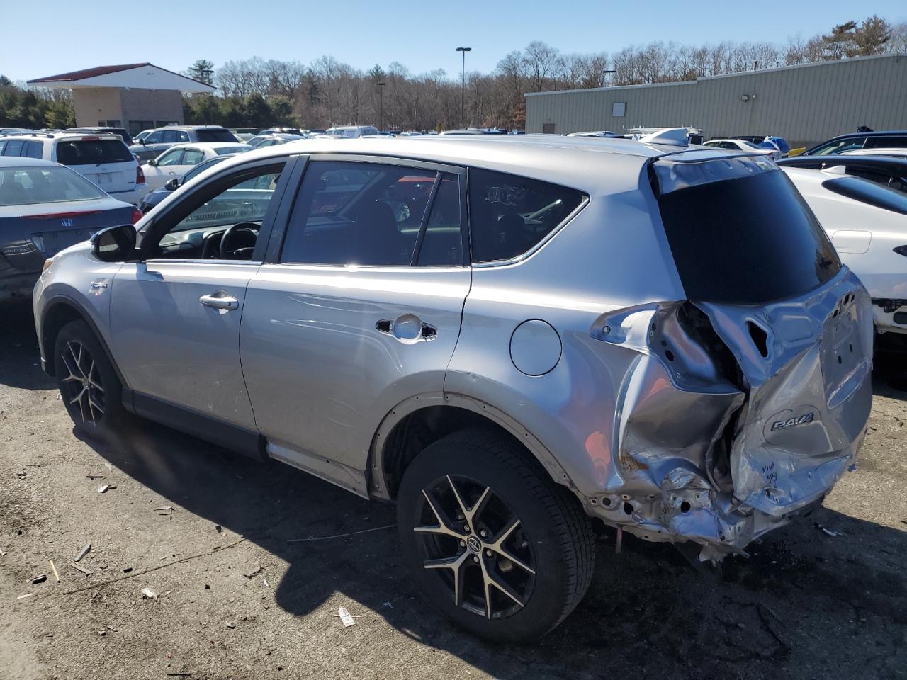 2018 Toyota RAV 4 VIN JTMJJREVXJD190166 Copart auction photo, rear end damage thumbnail 2