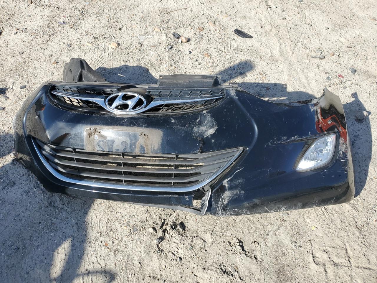 2013 Hyundai Elantra VIN 5NPDH4AE9DH388396 Copart auction photo, front end / side damage thumbnail 14