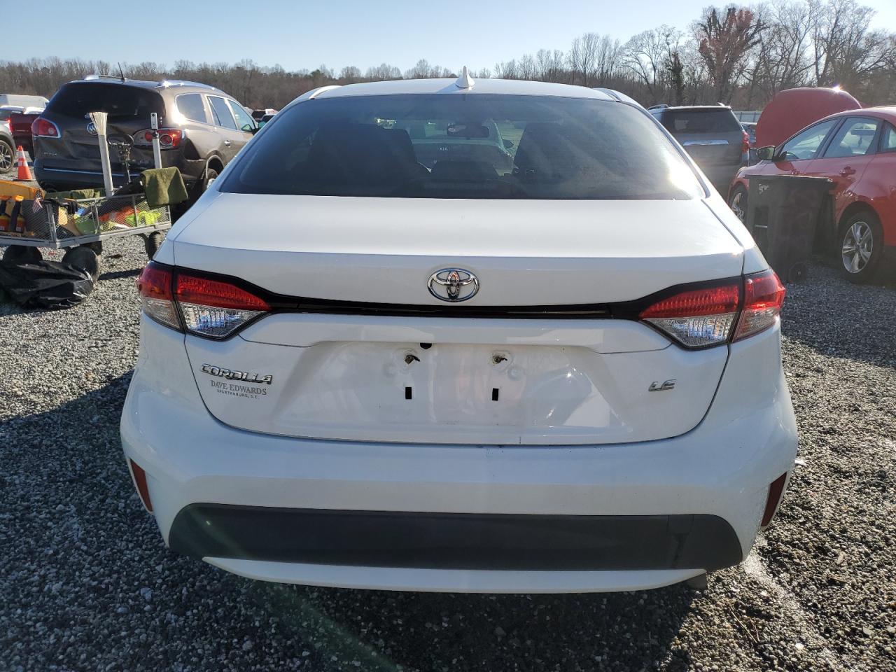 2020 Toyota Corolla VIN JTDEPRAE0LJ005360 Copart auction photo, front end damage thumbnail 6