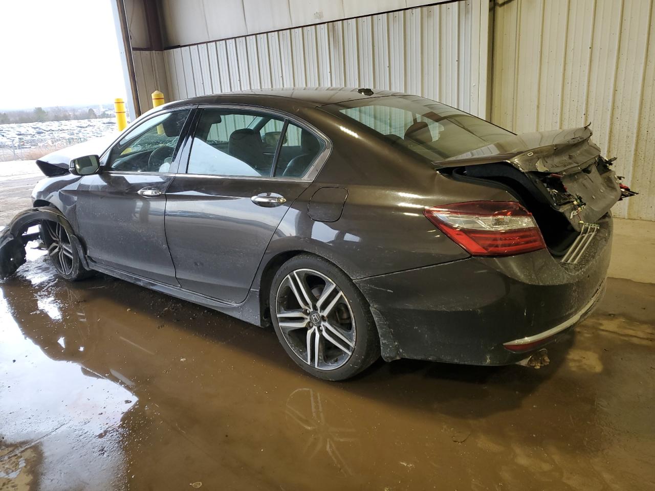 2016 Honda Accord VIN 1HGCR3F91GA014313 Copart auction photo, front end / rear end damage thumbnail 2