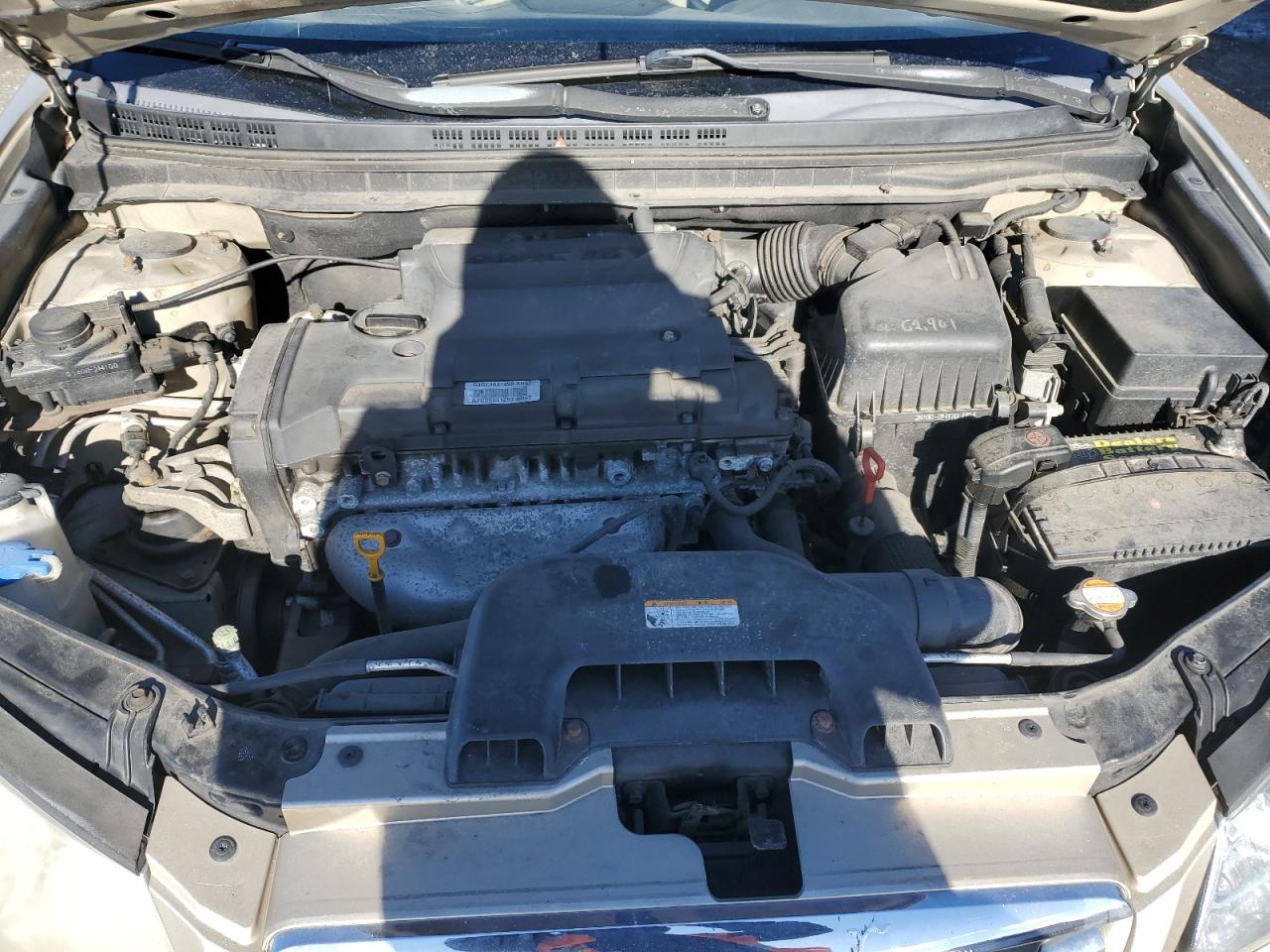 2010 Hyundai Elantra VIN KMHDU4AD0AU860422 Copart auction photo, front end / mechanical damage thumbnail 11