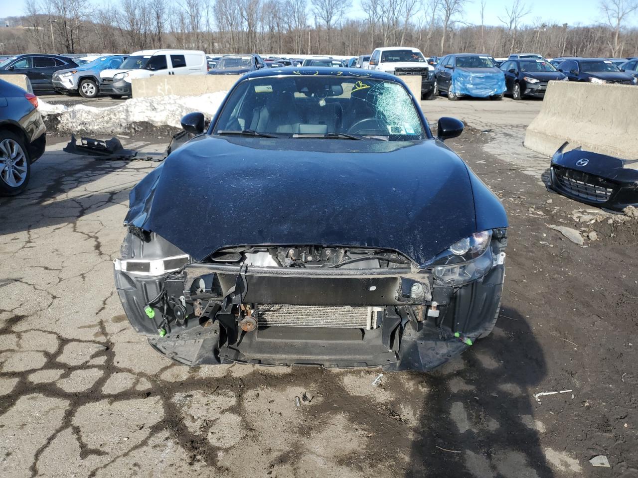 2018 Mazda MX-5 VIN JM1NDAM73J0206129 Copart auction photo, front end / minor dent/scratches damage thumbnail 5
