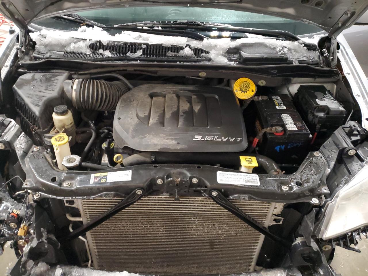 2014 Dodge Caravan VIN 2C4RDGCG7ER321897 Copart auction photo, front end damage thumbnail 12