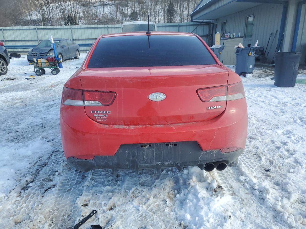 2010 KIA Forte VIN KNAFW6A34A5158069 Copart auction photo, front end damage thumbnail 6