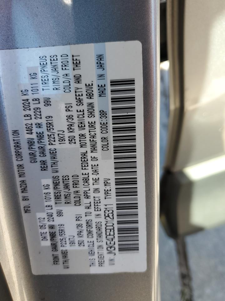 2013 Mazda CX-5 VIN JM3KE4DE9D0125311 Copart auction photo, water/flood damage thumbnail 13