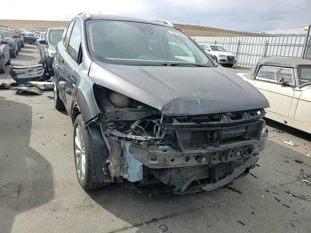 2017 Ford Escape VIN 1FMCU9J96HUA38884 Copart auction photo, front end / side damage thumbnail 12