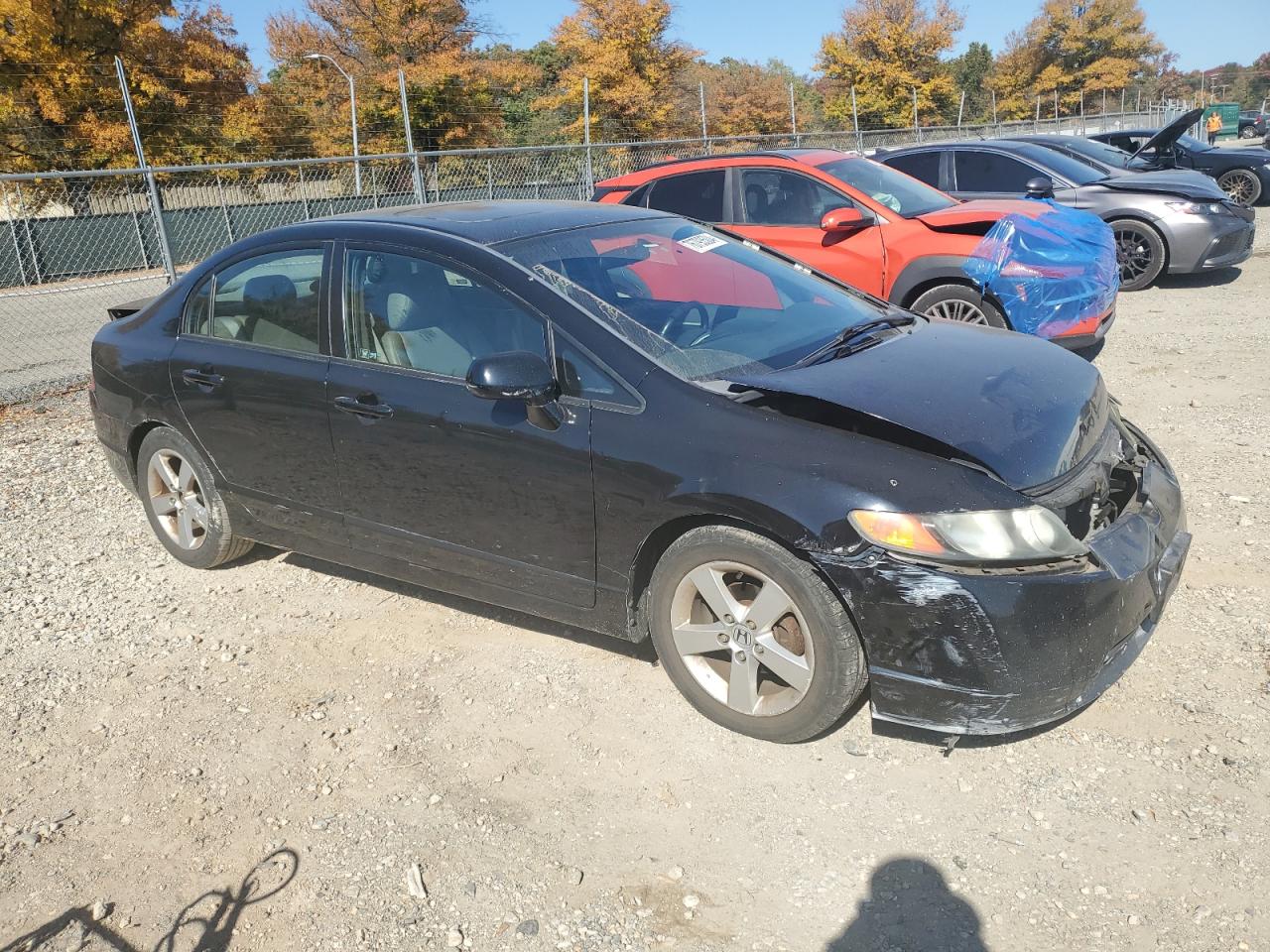 2008 Honda Civic VIN 2HGFA16978H349720 Copart auction photo, all over / minor dent/scratches damage thumbnail 4
