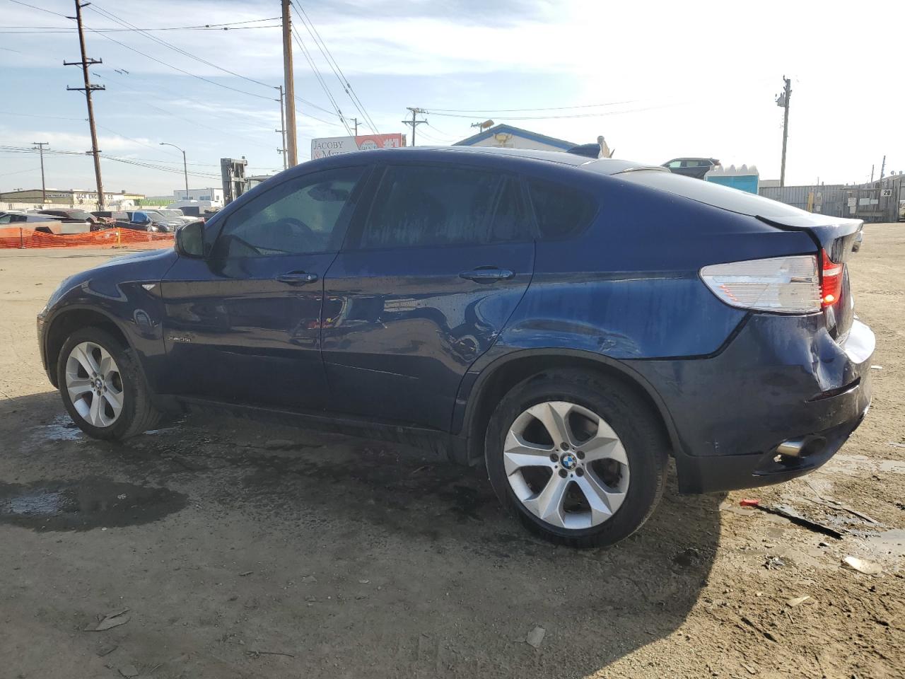 2012 BMW X6 VIN 5UXFG2C51CLX09708 Copart auction photo, front end / rear end damage thumbnail 2
