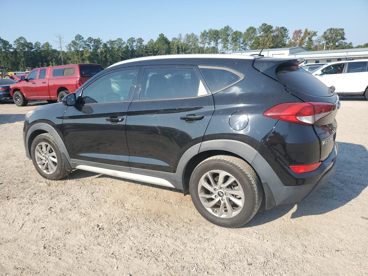 2017 Hyundai Tucson VIN KM8J33A46HU580899 Copart auction photo, rear end damage thumbnail 2