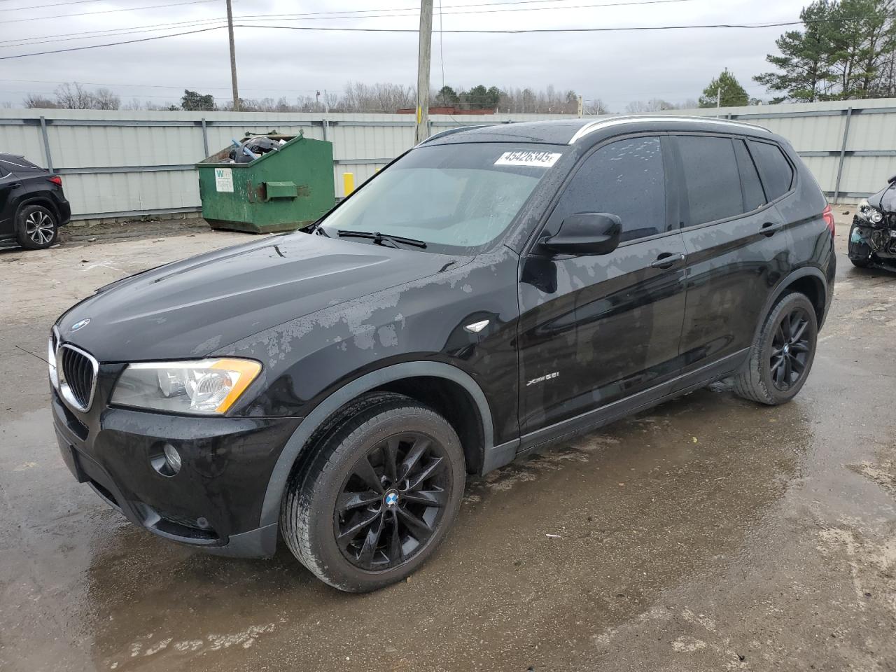 2013 BMW X3 VIN 5UXWX9C55D0A10841