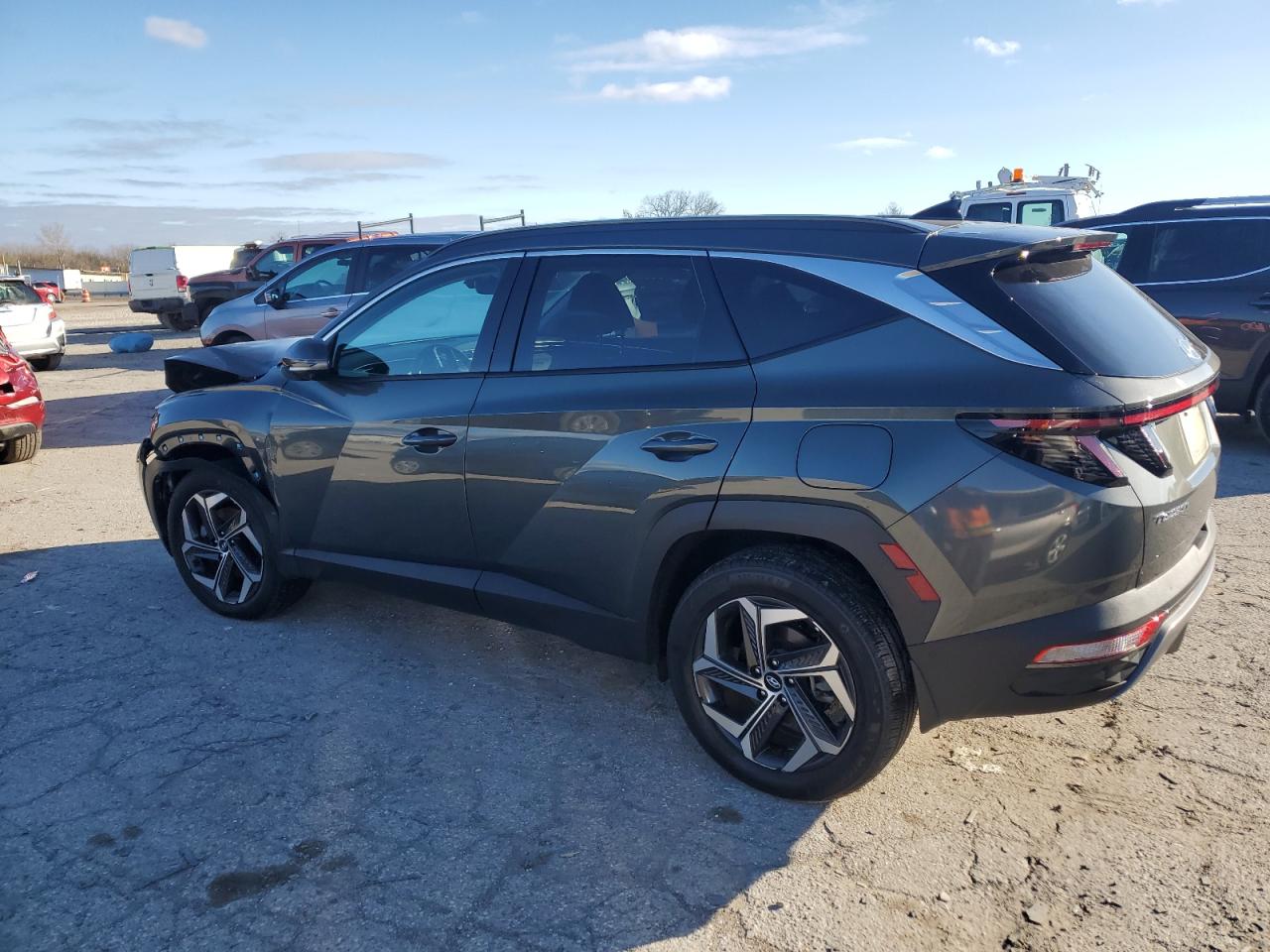 2023 Hyundai Tucson VIN KM8JECA17PU098036 Copart auction photo, front end / minor dent/scratches damage thumbnail 2