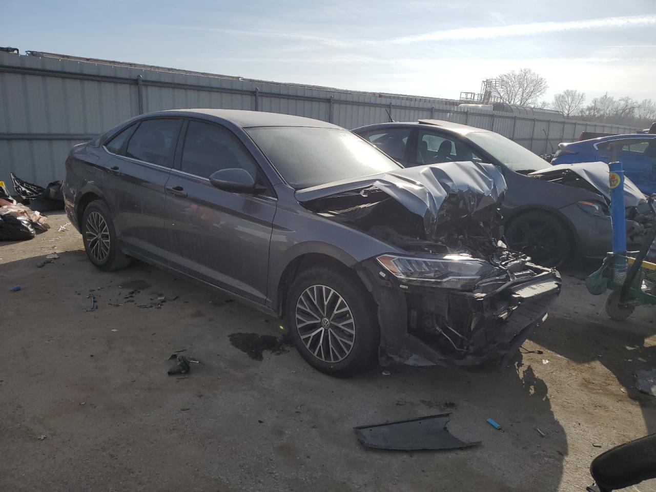 2021 Volkswagen Jetta VIN 3VWC57BU6MM088141 Copart auction photo, all over damage thumbnail 4