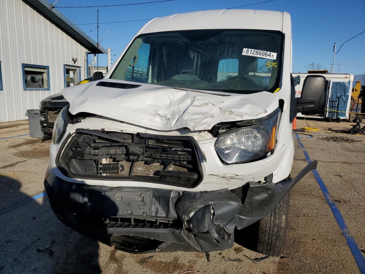 2015 Ford Transit VIN 1FTNE2CM8FKA06322 Copart auction photo, rear end / front end damage thumbnail 5