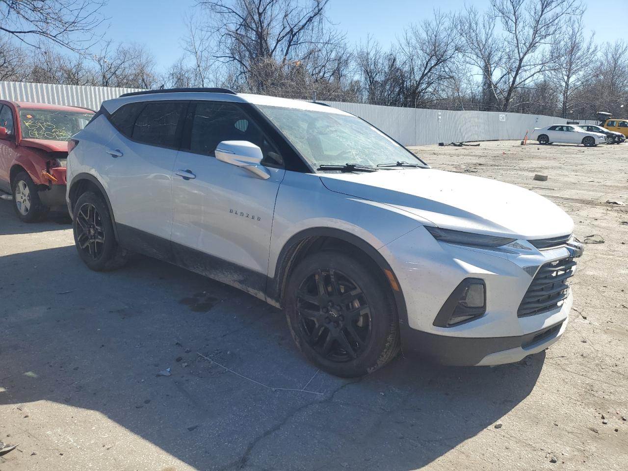 2020 Chevrolet Blazer VIN 3GNKBHRS3LS662035 Copart auction photo, all over damage thumbnail 4