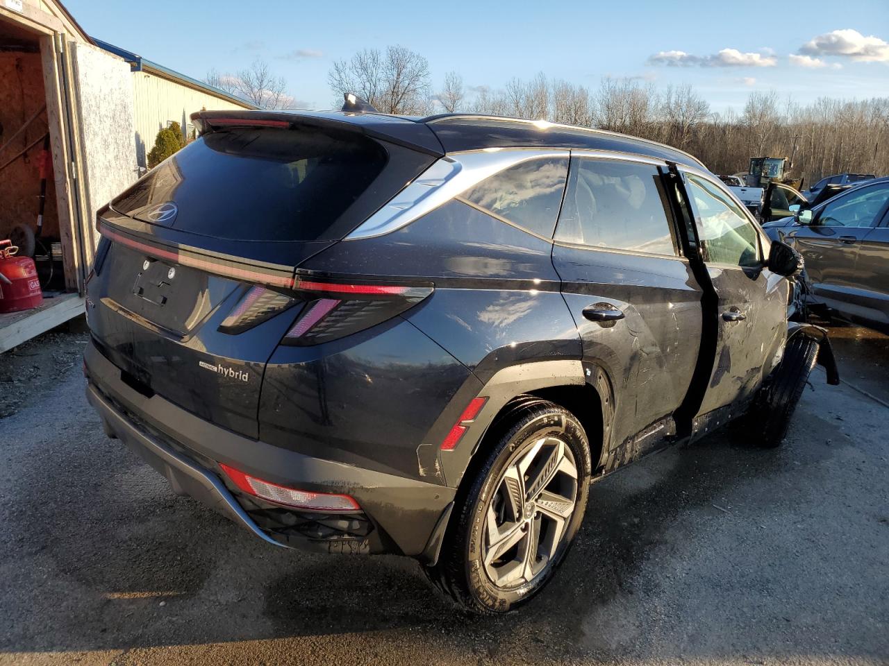 2023 Hyundai Tucson VIN KM8JECA16PU122746 Copart auction photo, side damage thumbnail 3