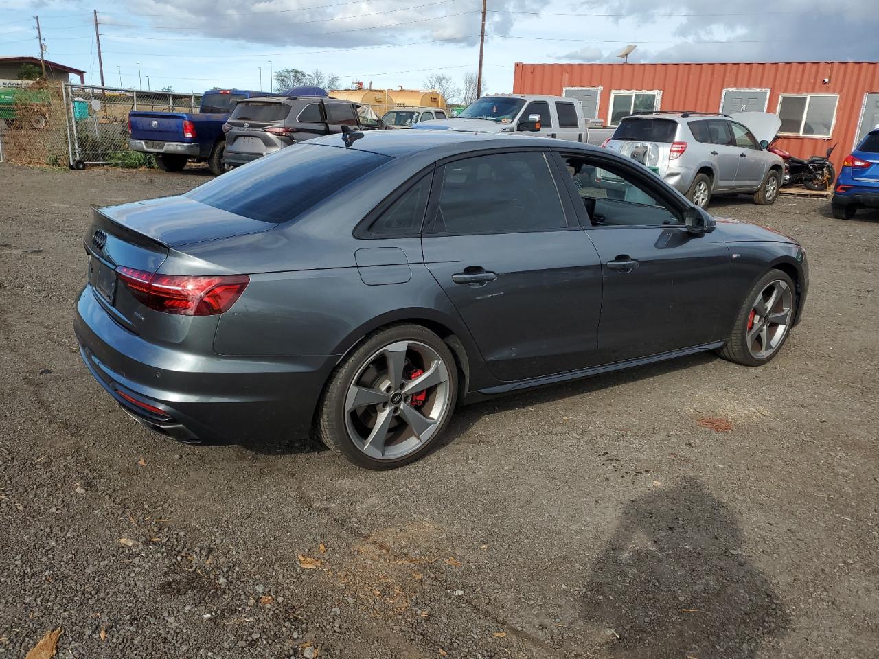 2023 Audi A4 VIN WAUEABF44PA018933 Copart auction photo, top/roof damage thumbnail 3