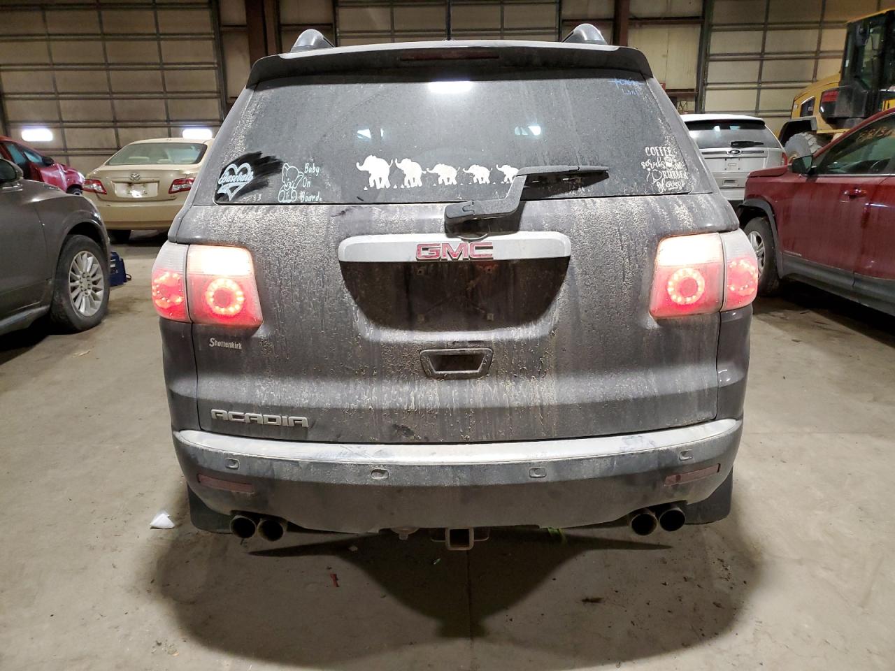 2009 GMC Acadia VIN 1GKER23D79J178215 Copart auction photo, front end / minor dent/scratches damage thumbnail 6