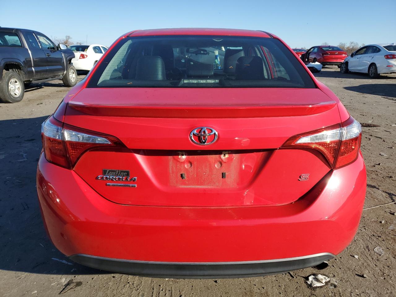 2016 Toyota Corolla VIN 2T1BURHE4GC501605 Copart auction photo, front end / side damage thumbnail 6