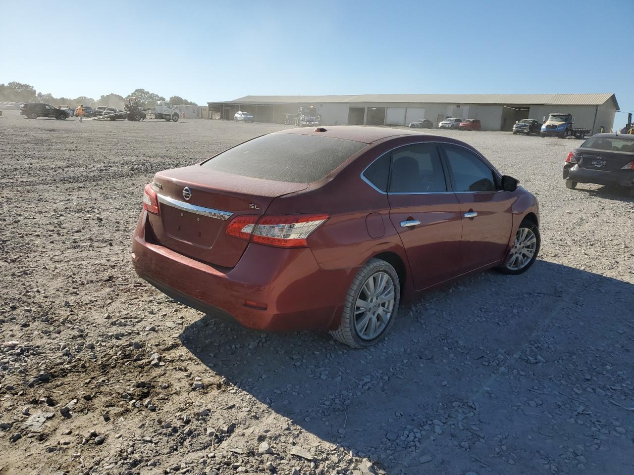 2015 Nissan Sentra VIN 3N1AB7AP3FY248814 Copart auction photo, undercarriage / minor dent/scratches damage thumbnail 3