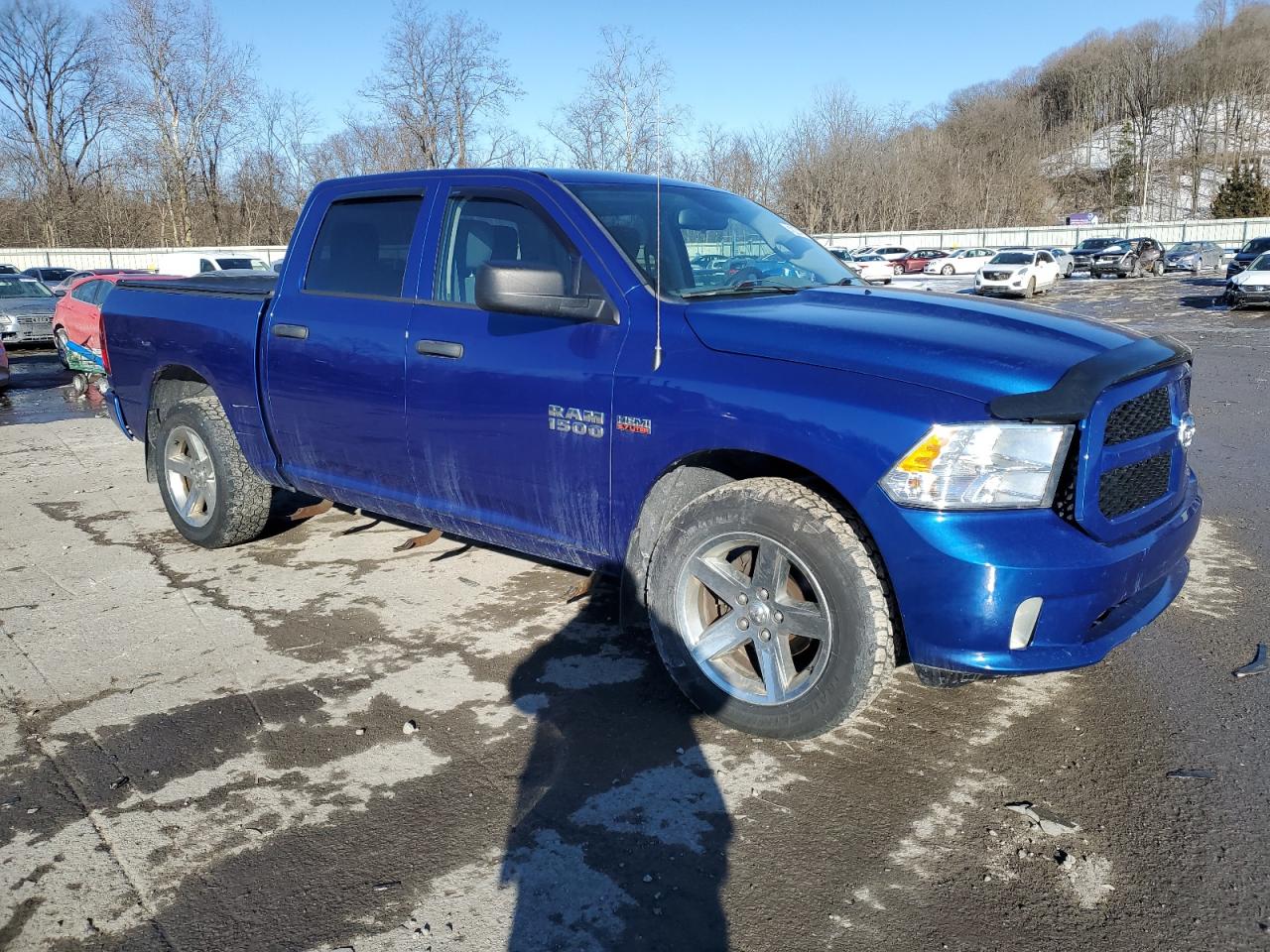 2014 RAM 1500 VIN 1C6RR7KT7ES466007 Copart auction photo, front end damage thumbnail 4