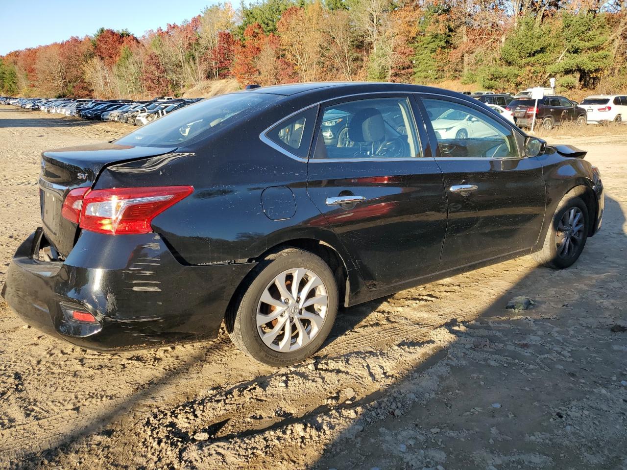 2017 Nissan Sentra VIN 3N1AB7APXHY222830 Copart auction photo, rear end / front end damage thumbnail 3