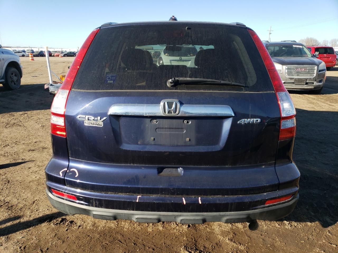 2010 Honda CR-V VIN JHLRE4H79AC009607 Copart auction photo, front end damage thumbnail 6