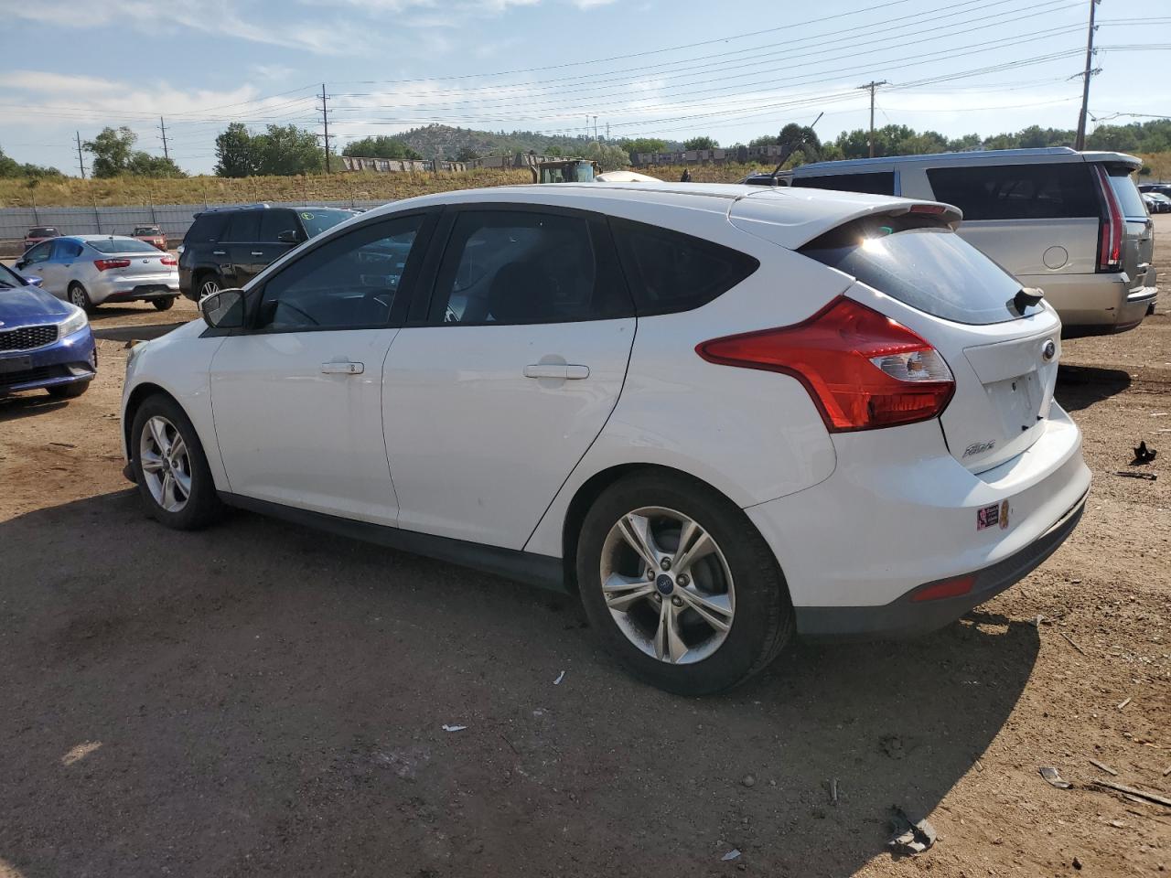2014 Ford Focus VIN 1FADP3K20EL248449 Copart auction photo, rear end / side damage thumbnail 2
