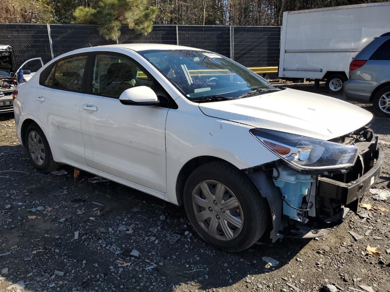 2022 KIA Rio VIN 3KPA24AD5NE431438 Copart auction photo, front end damage thumbnail 4
