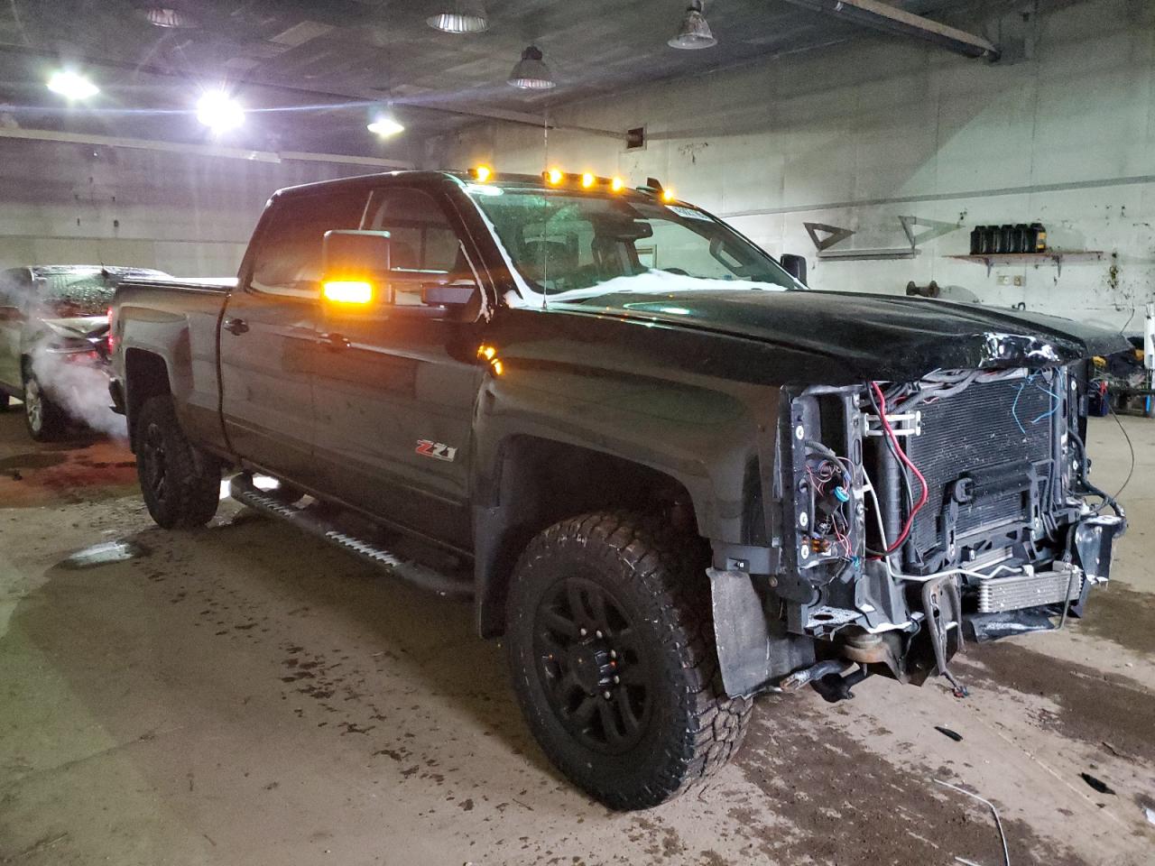 2017 Chevrolet Silverado VIN 1GC1KVEG6HF227221 Copart auction photo, front end damage thumbnail 4