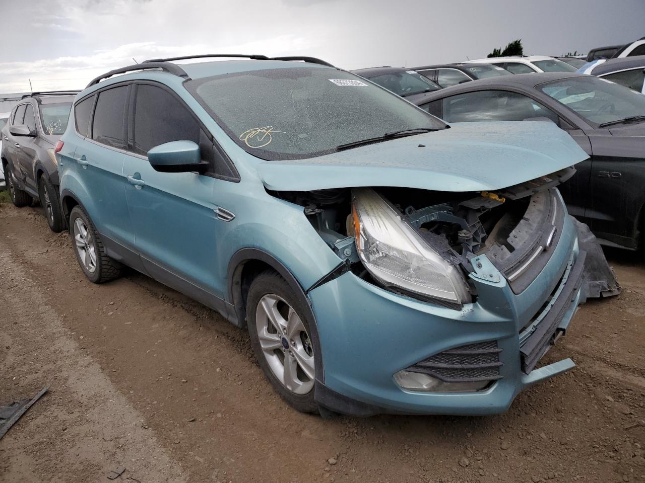 2013 Ford Escape VIN 1FMCU9G98DUD54210 Copart auction photo, front end / rear end damage thumbnail 4