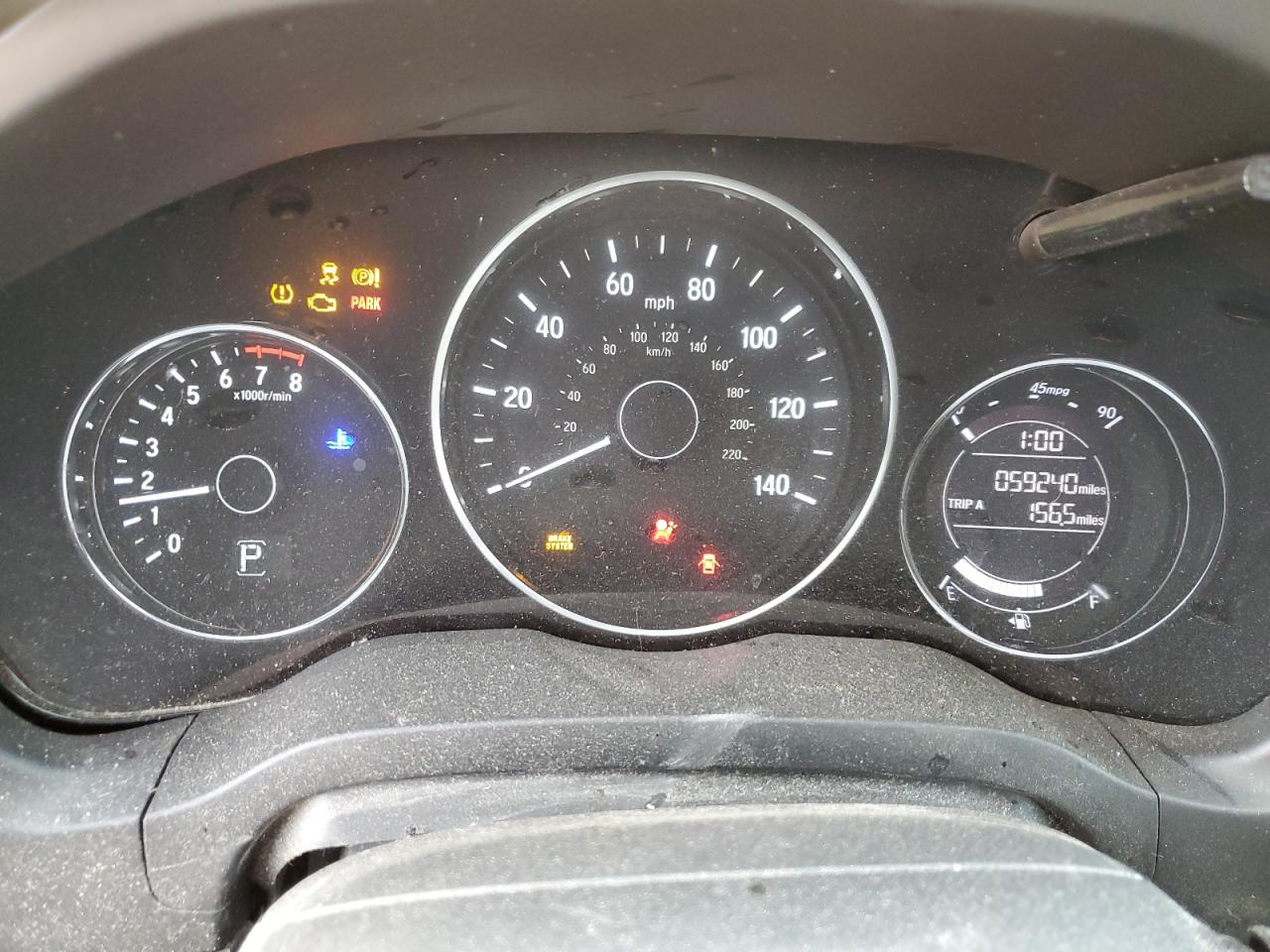 2021 Honda HR-V VIN 3CZRU6H16MM733968 Copart auction photo, front end / undercarriage damage thumbnail 9