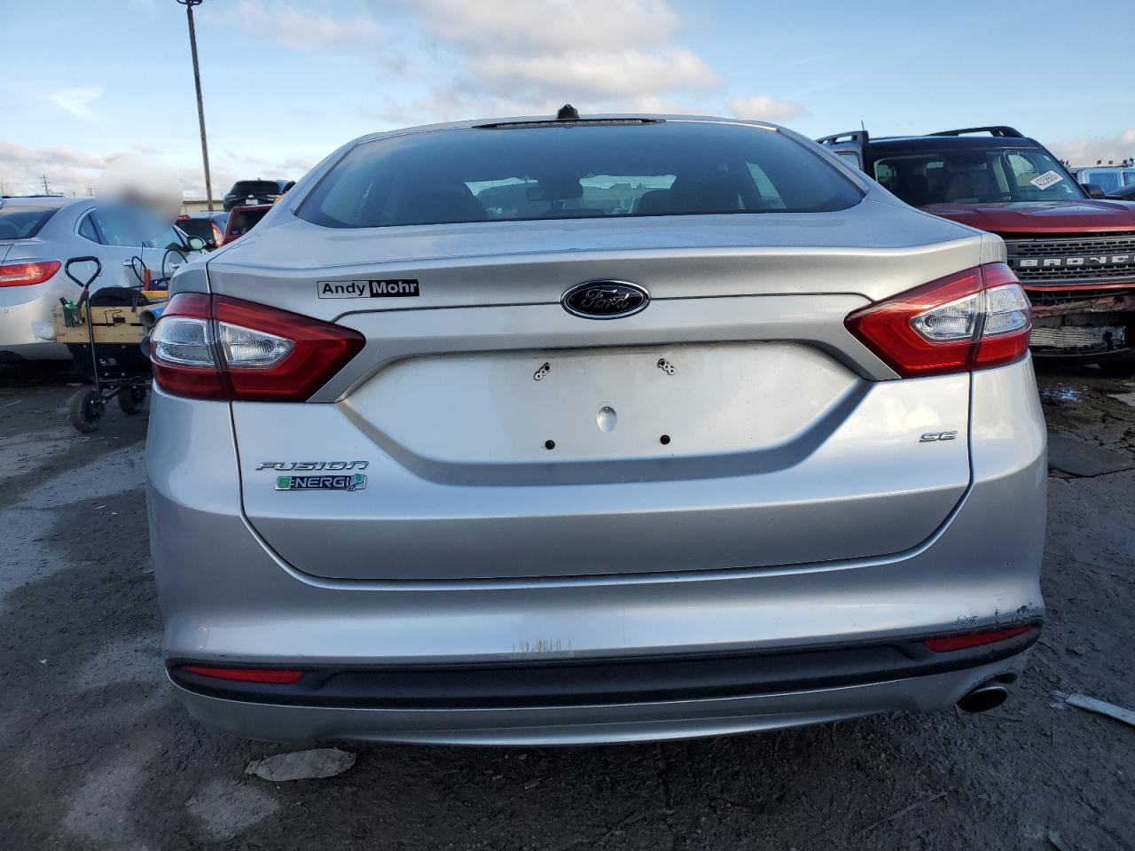 2013 Ford Fusion VIN 3FA6P0PU0DR233967 Copart auction photo, side / front end damage thumbnail 6