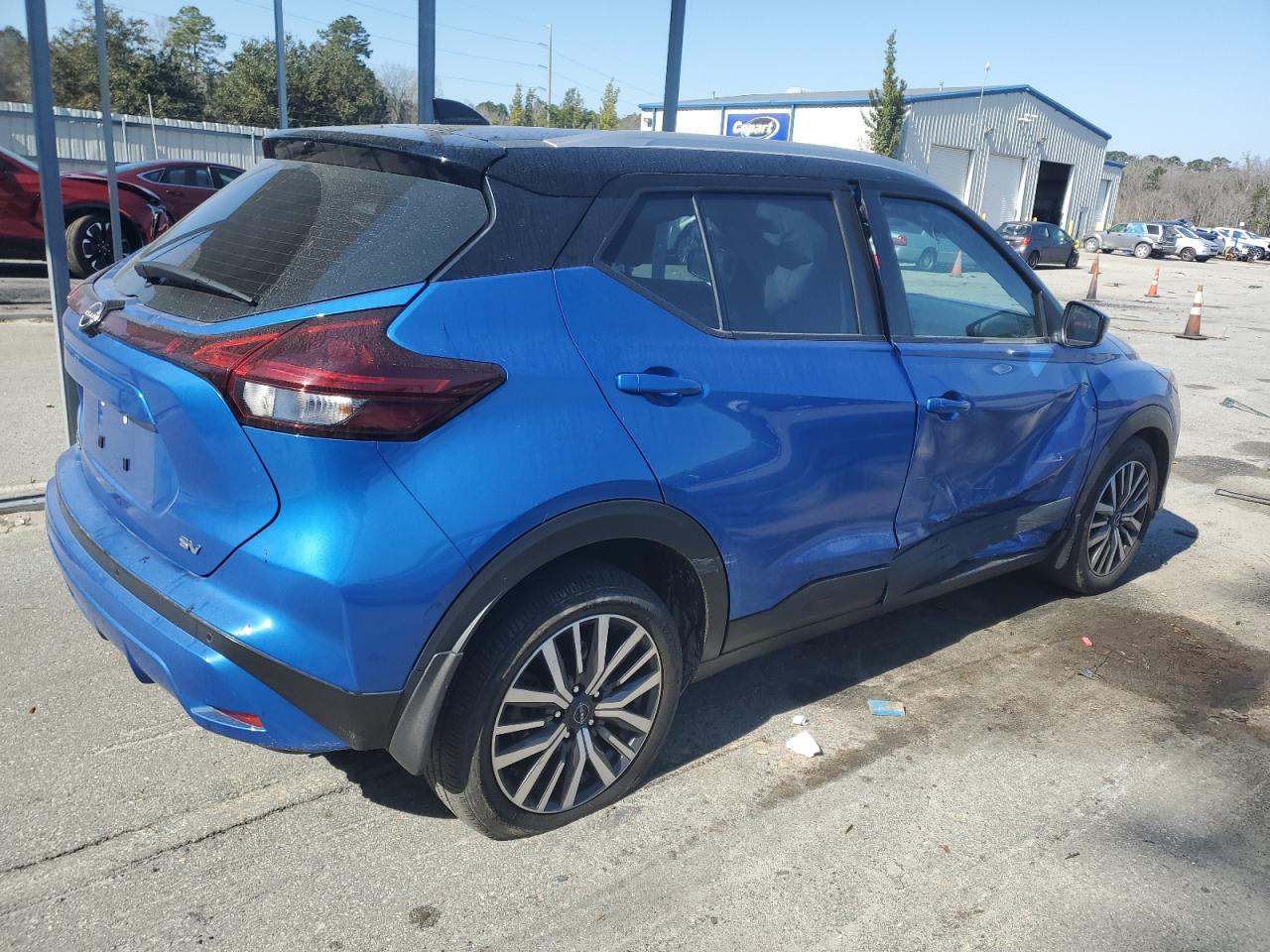 2022 Nissan Kicks VIN 3N1CP5CV8NL491010 Copart auction photo, side damage thumbnail 3