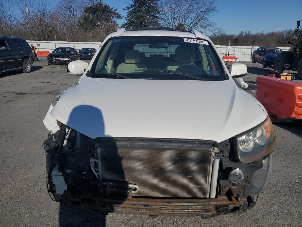 2007 Hyundai Santa Fe VIN 5NMSG13D17H069542 Copart auction photo, front end damage thumbnail 5