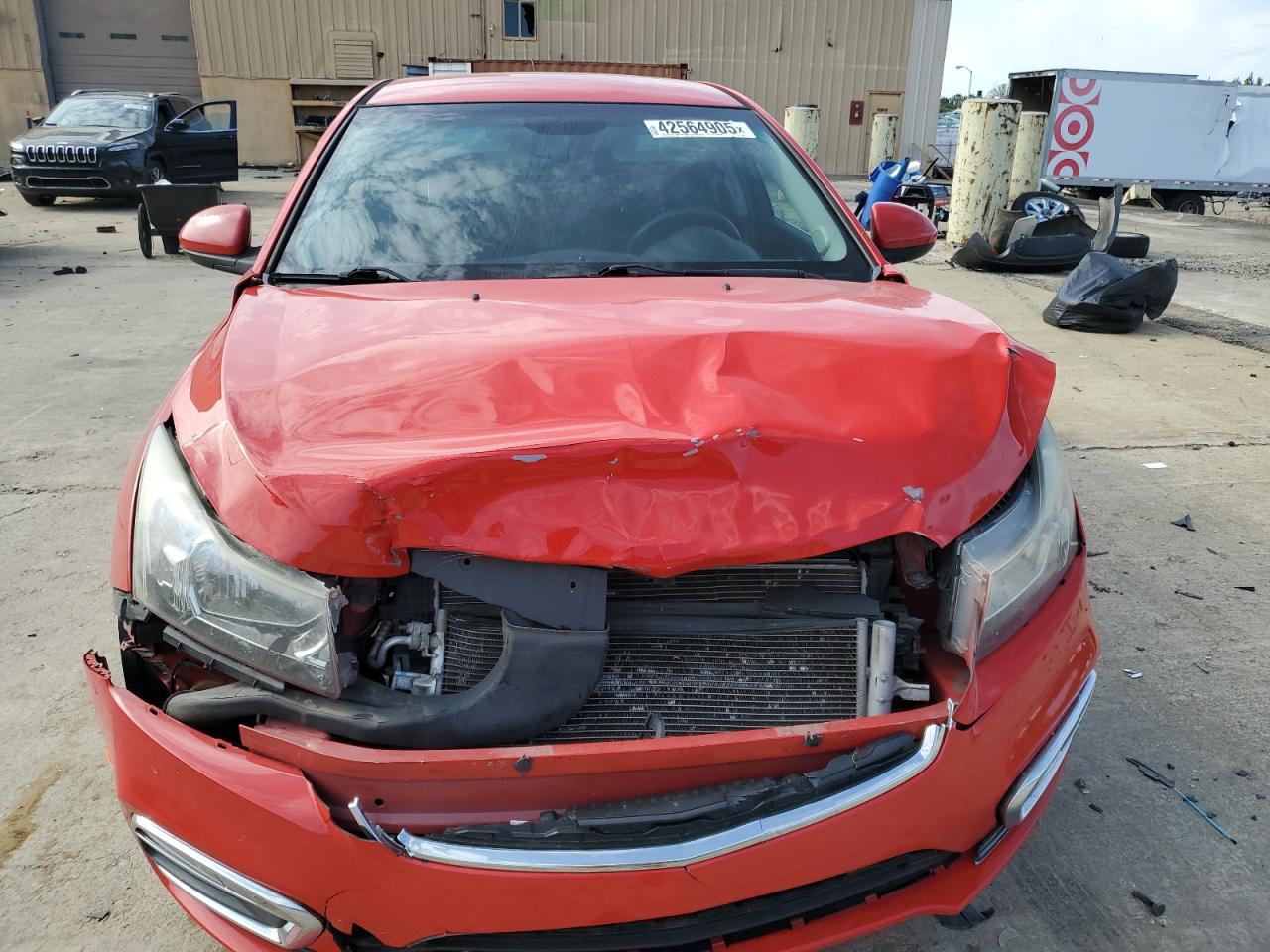 2016 Chevrolet Cruze VIN 1G1PE5SB8G7198834 Copart auction photo, front end damage thumbnail 5