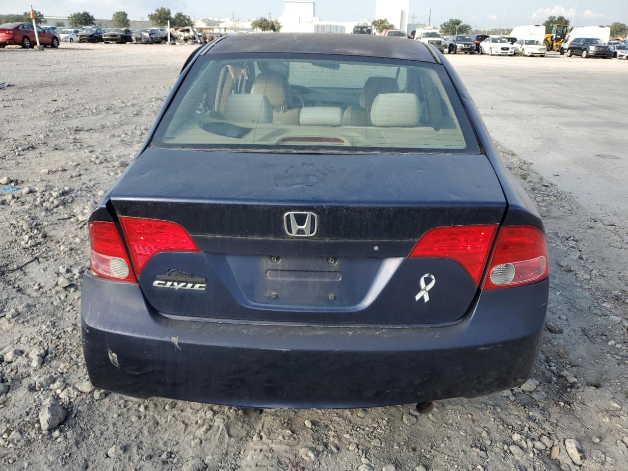2006 Honda Civic VIN 1HGFA16516L022212 Copart auction photo, side / front end damage thumbnail 6