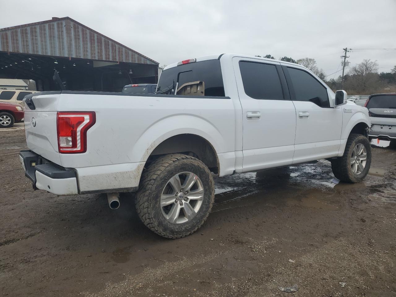2017 Ford F-150 VIN 1FTEW1EG4HKD49386 Copart auction photo, front end damage thumbnail 3