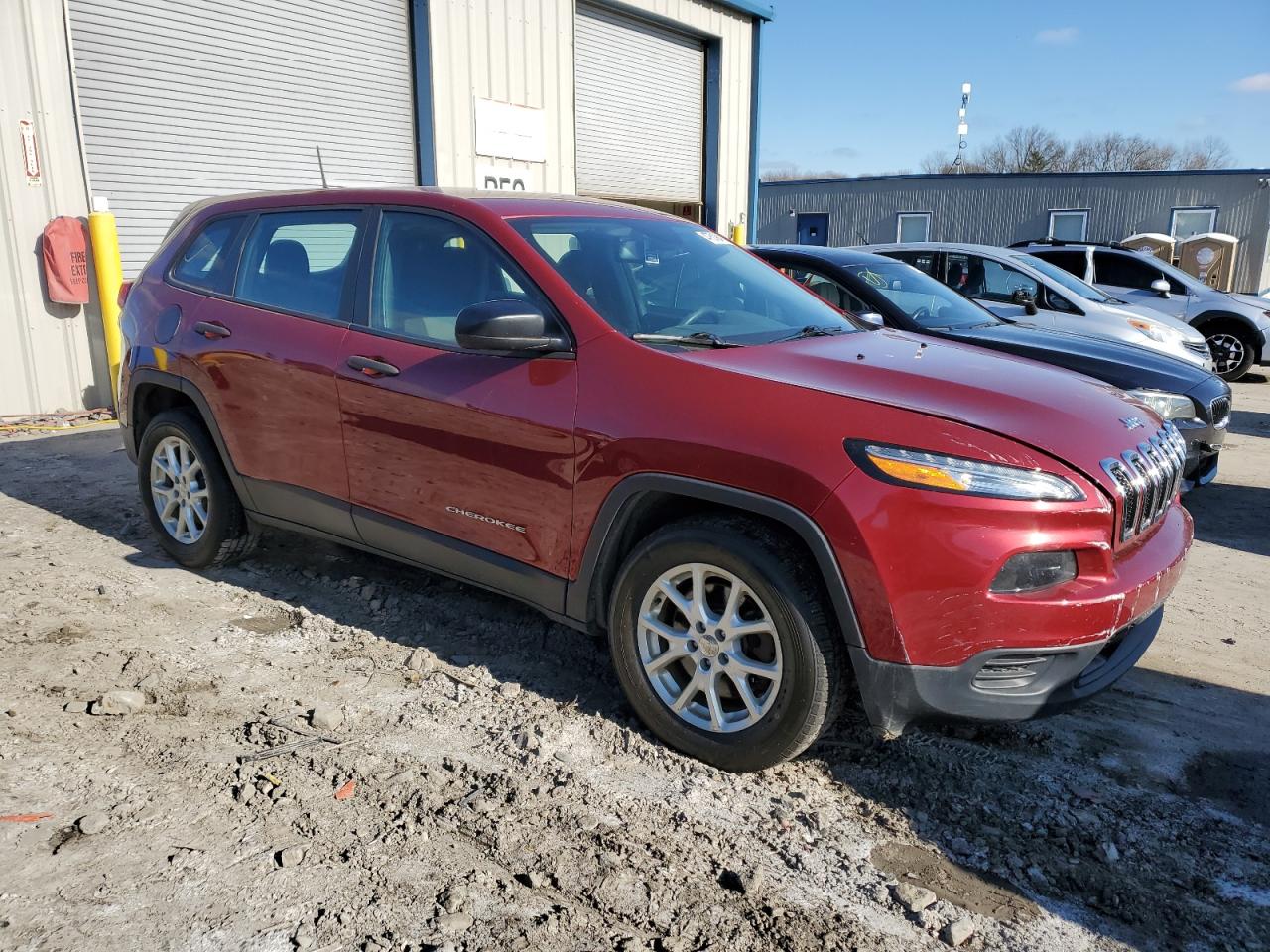 2016 Jeep Grand Cherokee VIN 1C4PJMAB4GW249752 Copart auction photo, front end / side damage thumbnail 4