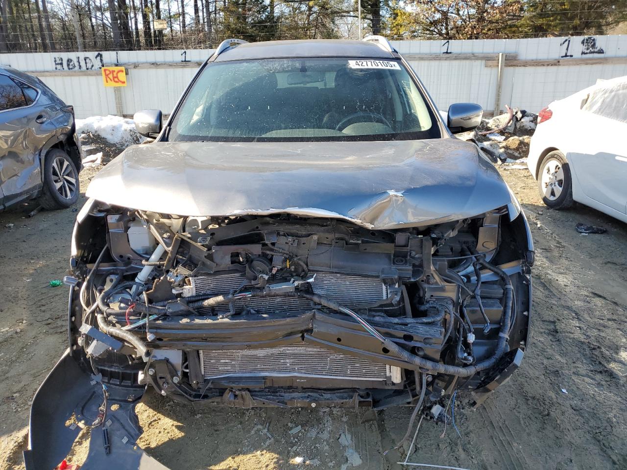 2018 Nissan Rogue VIN KNMAT2MV2JP615624 Copart auction photo, front end damage thumbnail 5