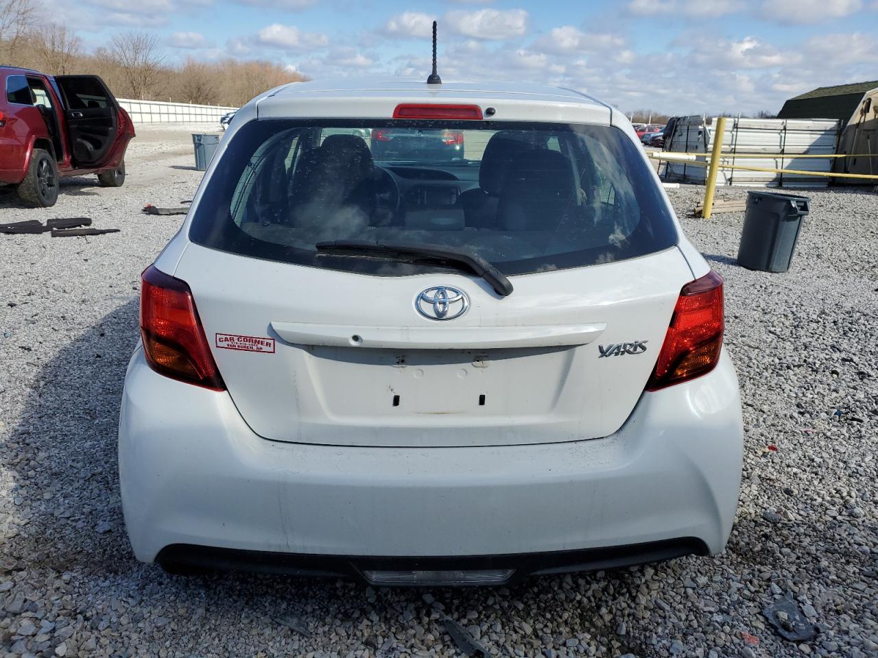2015 Toyota Yaris VIN VNKKTUD38FA021135 Copart auction photo, front end damage thumbnail 6