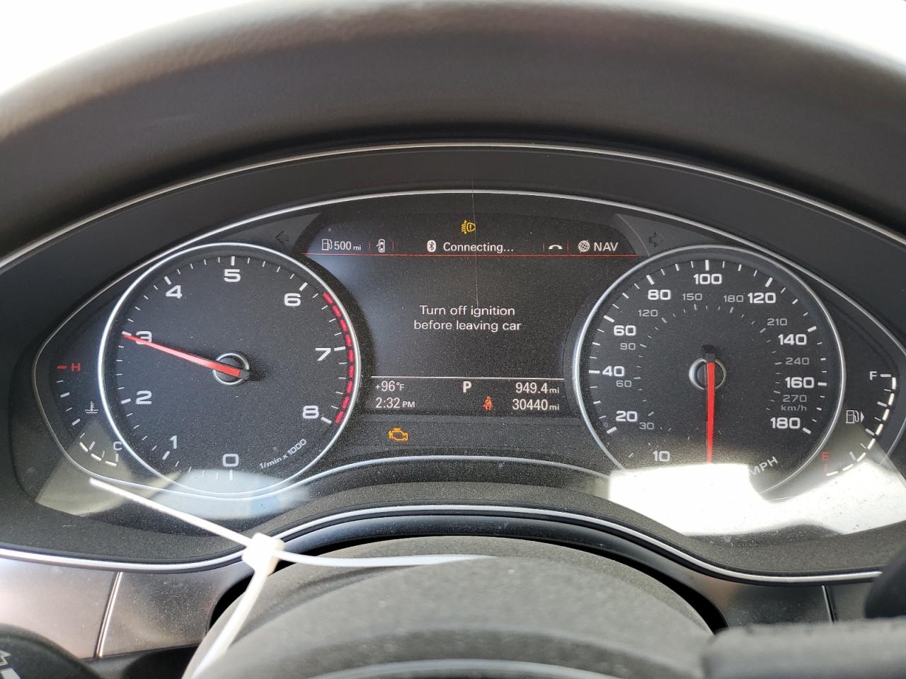 2015 Audi A6 VIN WAUGFAFC2FN028380 Copart auction photo, front end / minor dent/scratches damage thumbnail 9