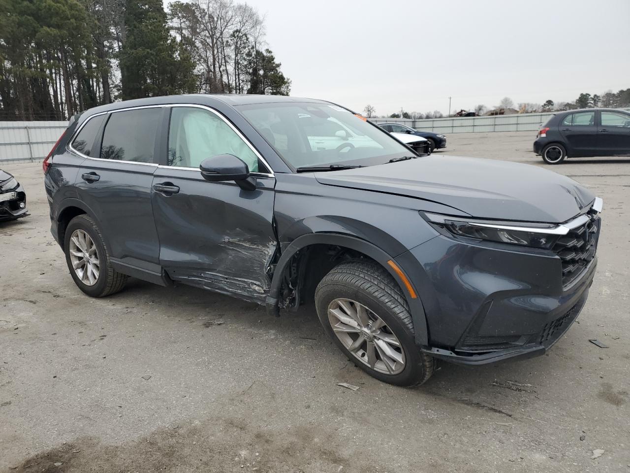 2024 Honda CR-V VIN 2HKRS4H40RH481156 Copart auction photo, front end / side damage thumbnail 4