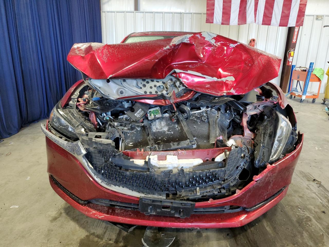 2018 Mazda 6 VIN JM1GL1TY7J1320117 Copart auction photo, front end damage thumbnail 5
