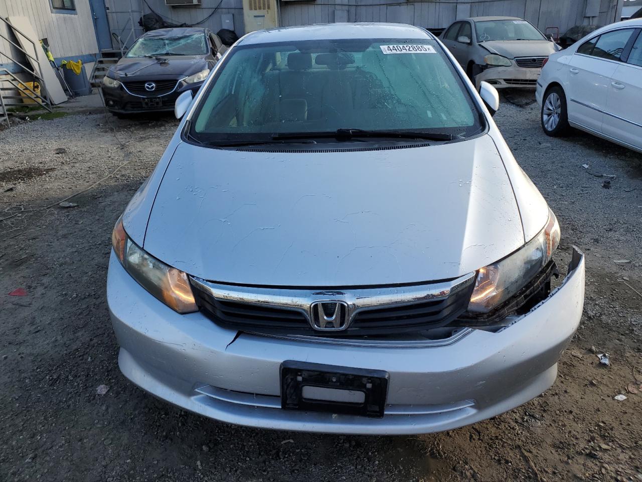 2012 Honda Civic VIN 19XFB2F51CE320958 Copart auction photo, all over / rear end damage thumbnail 5