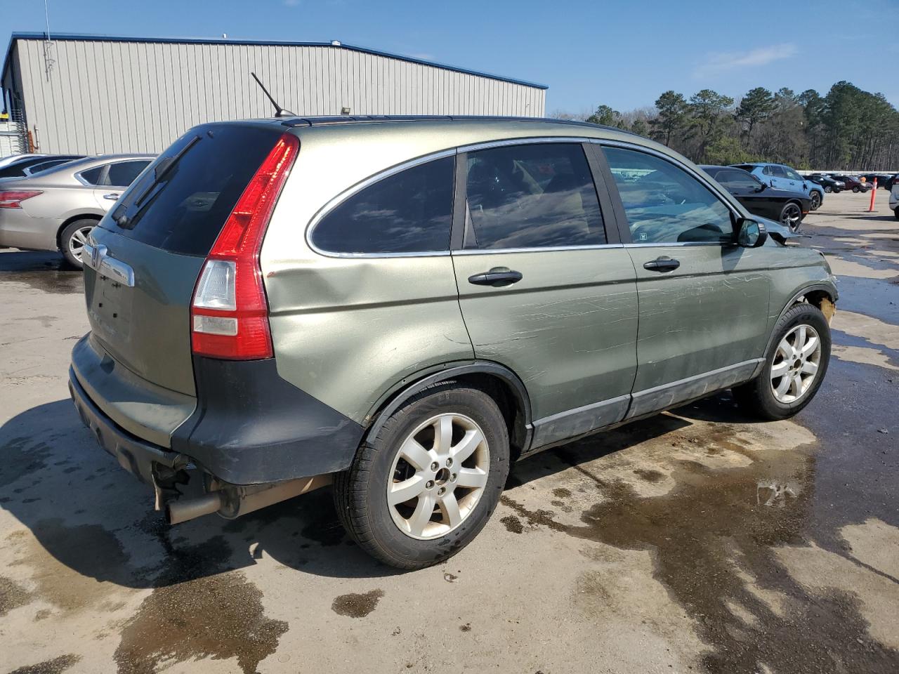 2009 Honda CR-V VIN 5J6RE38559L008045 Copart auction photo, front end / rear end damage thumbnail 3